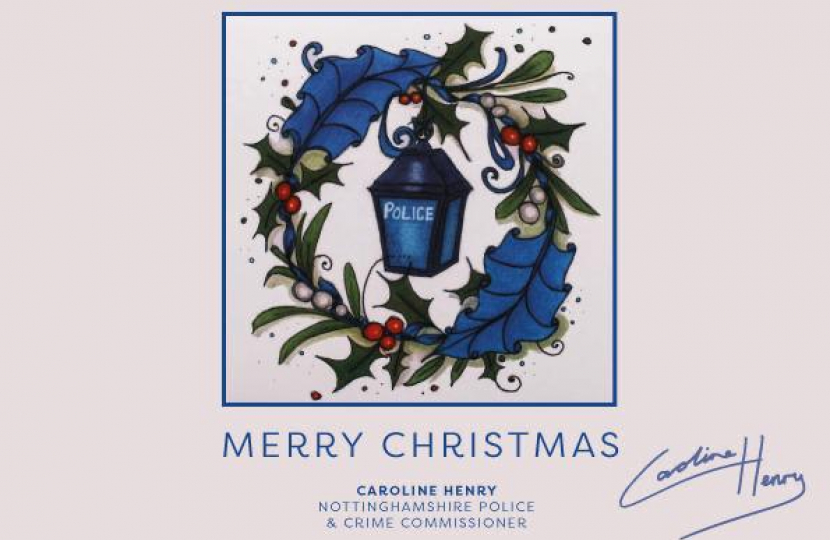 Caroline Henry COPS Charity Christmas Card